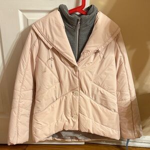Women’s pink and grey fall jacket